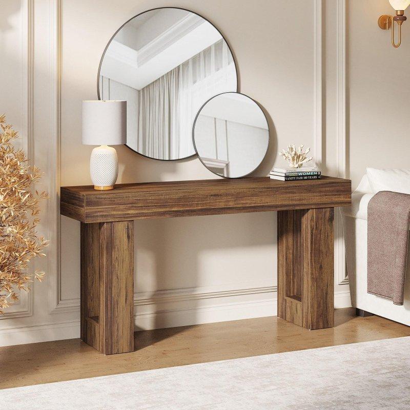 MDF Çift Kaideli Ayaklı Dresuar - 160 cm - 331944