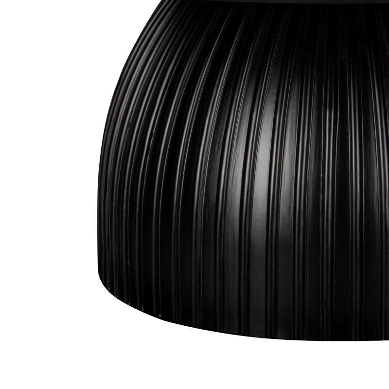 MDF Dikey Yivli Kaide Ayaklı Yuvarlak Orta Sehpa - 91 cm - 243091