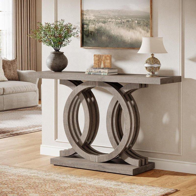 MDF Geometrik Ayaklı Modern Dresuar - 140 cm - 330798