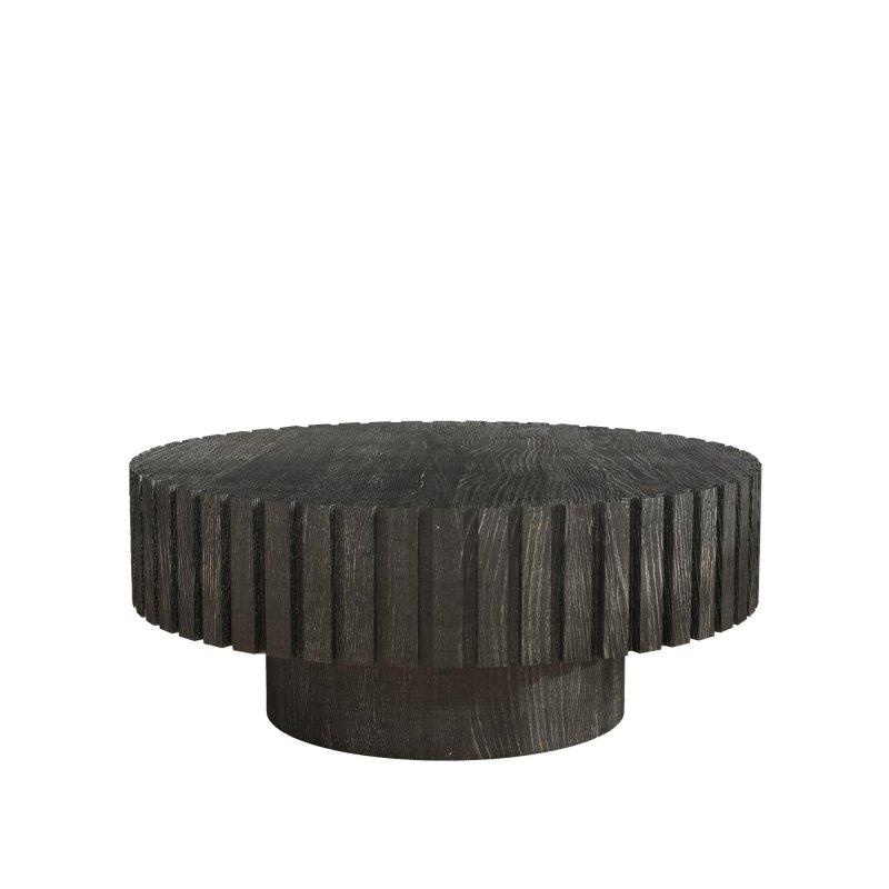 MDF Kaide Ayaklı Minimalist Yuvarlak Orta Sehpa - 80 cm - 243258
