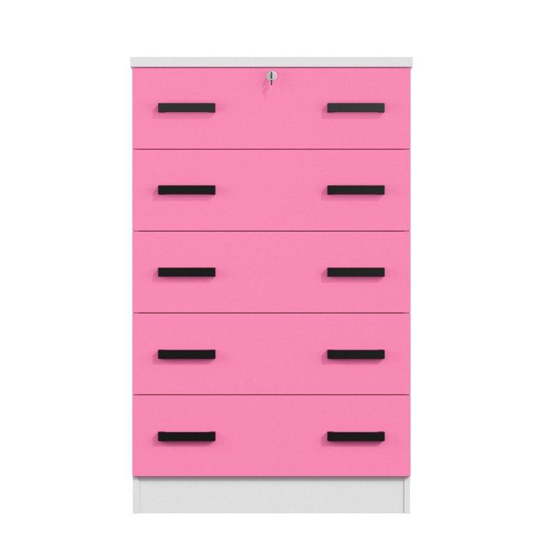 MDF Kilitli 5 Çekmeceli Şifonyer - 311367