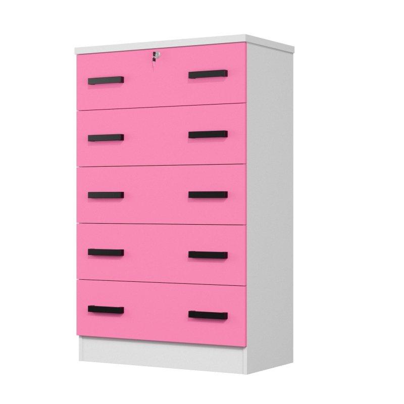 MDF Kilitli 5 Çekmeceli Şifonyer - 311367