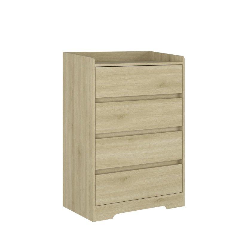 MDF Modern Kulpsuz 4 Çekmeceli Şifonyer - 65x40x98 cm - 301107