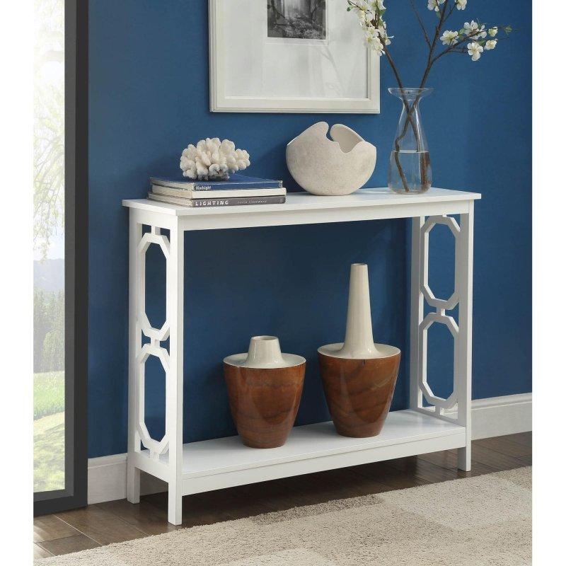 MDF Raflı Sekizgen Yan Detaylı Dresuar - 41x41x61 cm - 332175