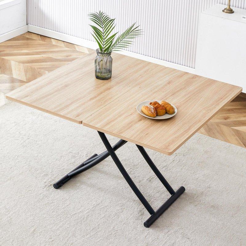 MDF ve Metal Yüksekliği Ayarlanabilir Çok Fonksiyonlu Akıllı Sehpa - 253380