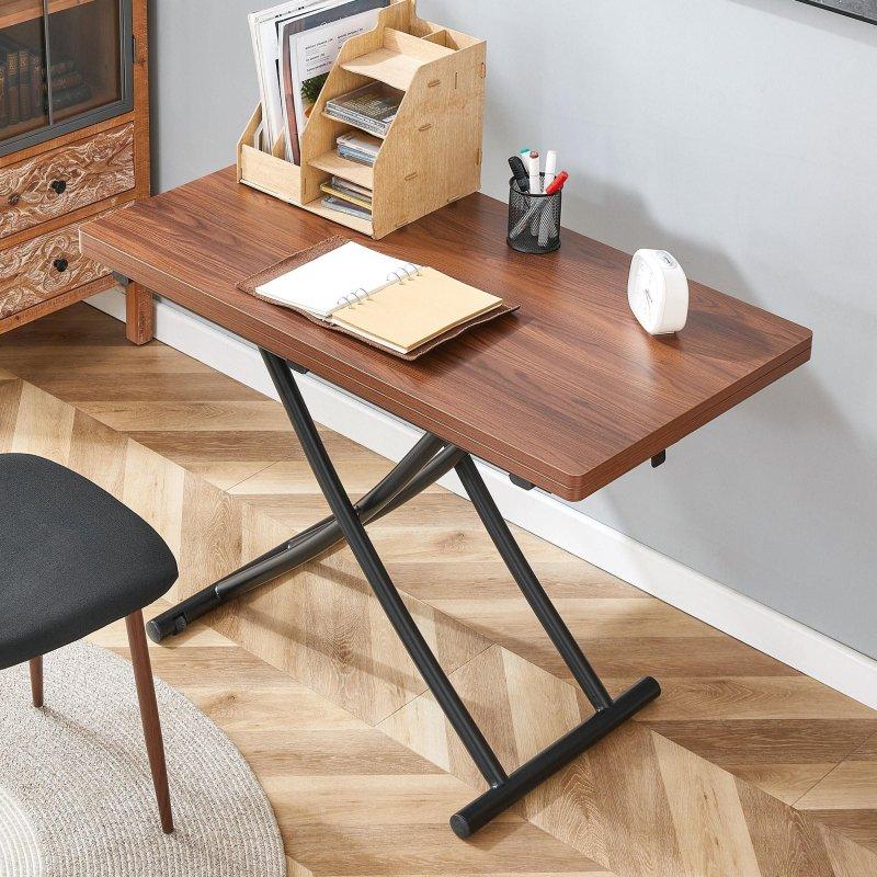 MDF ve Metal Yüksekliği Ayarlanabilir Çok Fonksiyonlu Akıllı Sehpa - 253380