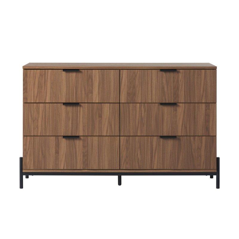 MDF Yivli 6 Çekmeceli Şifonyer - 143 cm - 299260