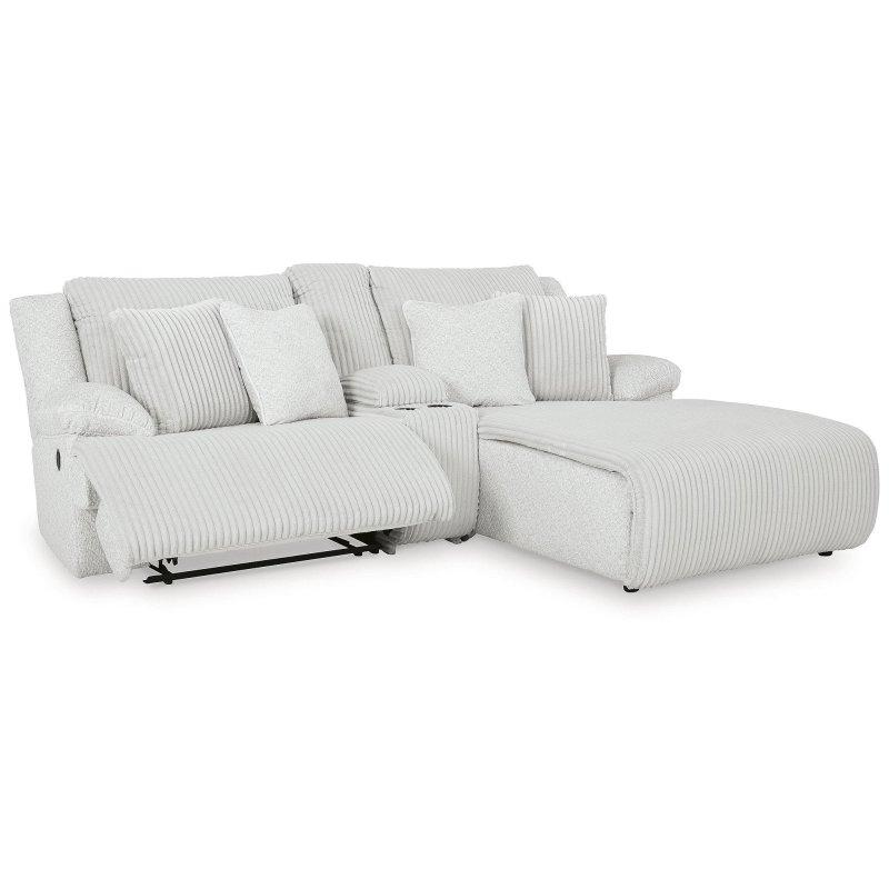 Mekanizmalı ve Saklama Konsollu Polyester Kumaş Köşe Koltuk - 267x188 cm - 256432