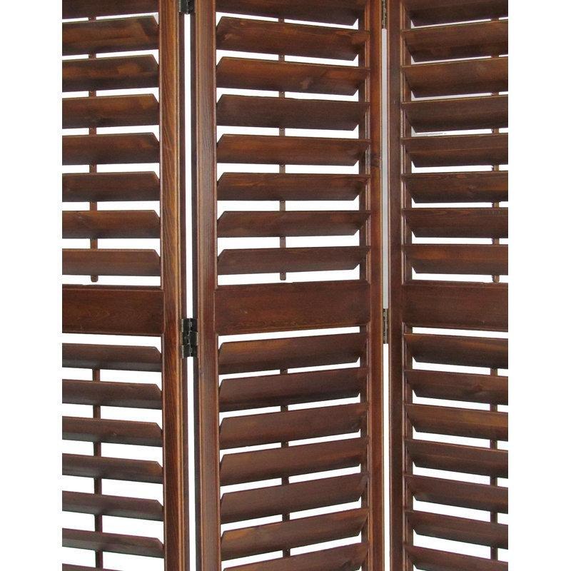 Meşe Masif Ahşap Katlanır Çıtalı Paravan - 214x183 cm - 321304