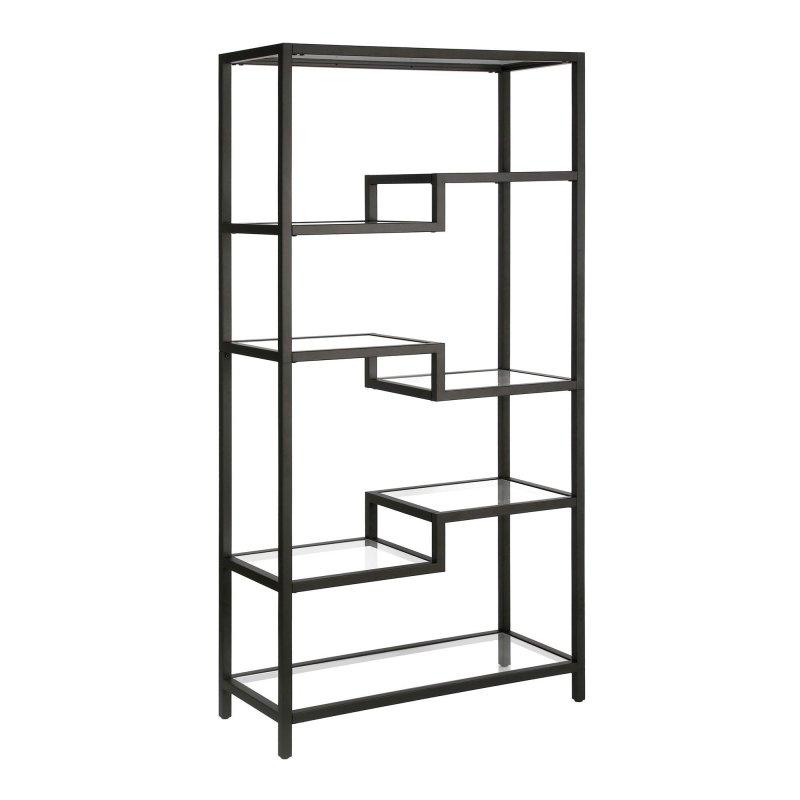 Metal 4 Raflı Açık Sırtlı Endüstriyel Kitaplık - 173x87x36 cm - 312611