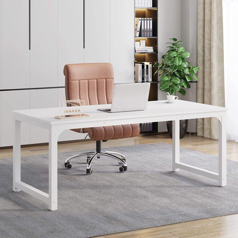 Metal Ayaklı MDF Geniş Dikdörtgen Ofis Masası - 327790 Metal Ayaklı MDF Geniş Dikdörtgen Ofis Masası - 327790