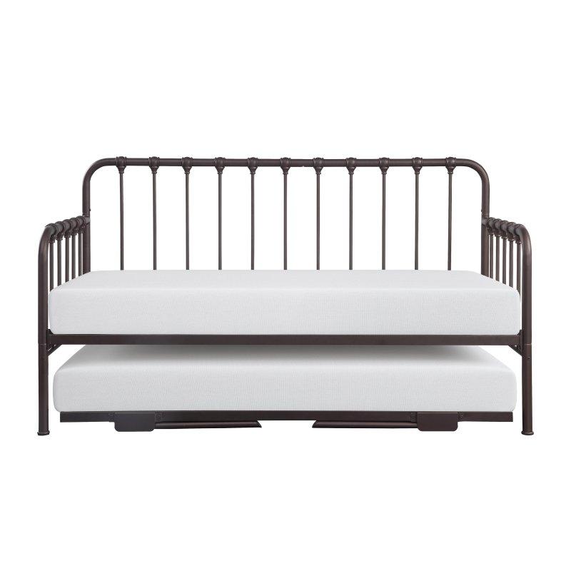 Metal İğ Detaylı Asansörlü Yavru Yataklı Daybed Karyola - 330649