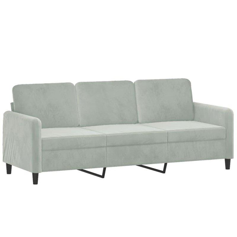 Metal İskeletli Kadife Modern Köşe Koltuk - 255321