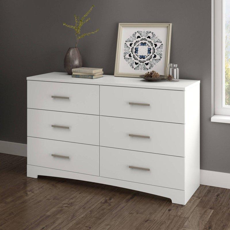 Metal Kulplu 6 Çekmeceli Laminat Şifonyer - 298416