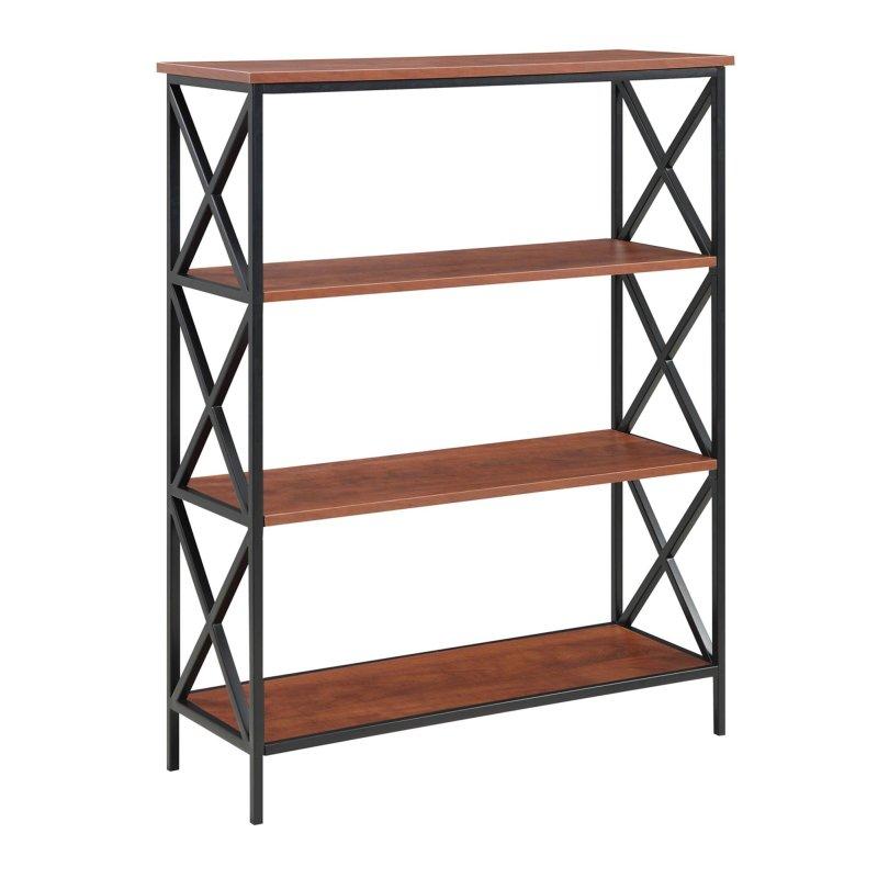 Metal ve MDF 4 Raflı Kitaplık - 81x31x106 cm - 312780