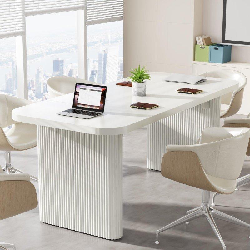 Modern Ahşap Dikdörtgen Ofis Masası - 161 cm - 327840
