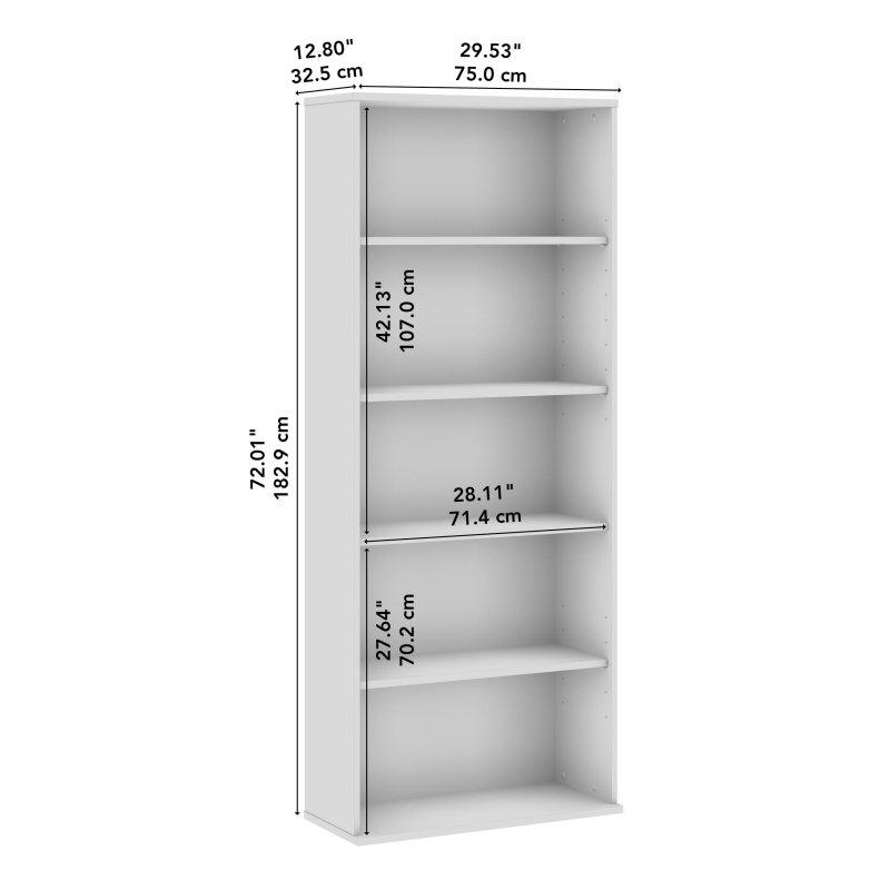 Modern MDF 5 Raflı Ayarlanabilir Kitaplık - 313717