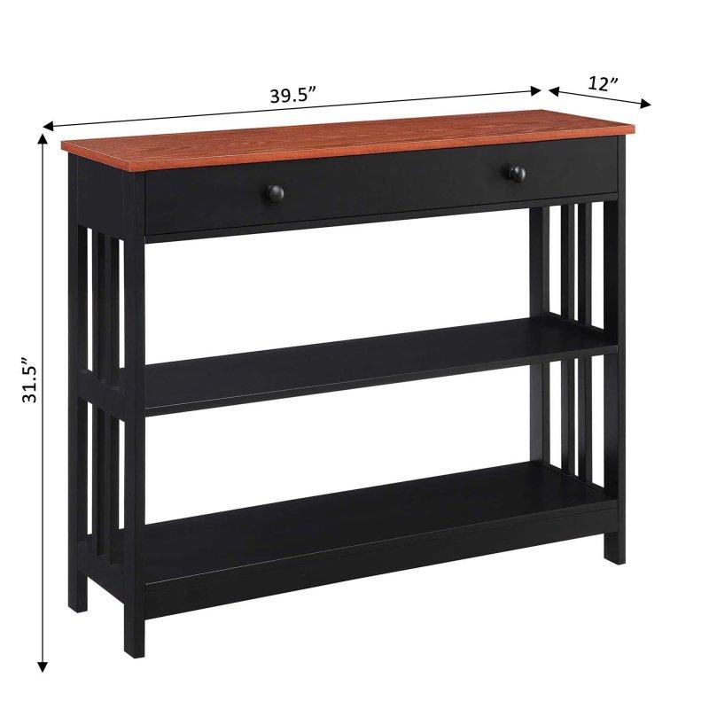 Modern MDF Çekmeceli ve Raflı Dresuar - 101x31x81 cm - 331395
