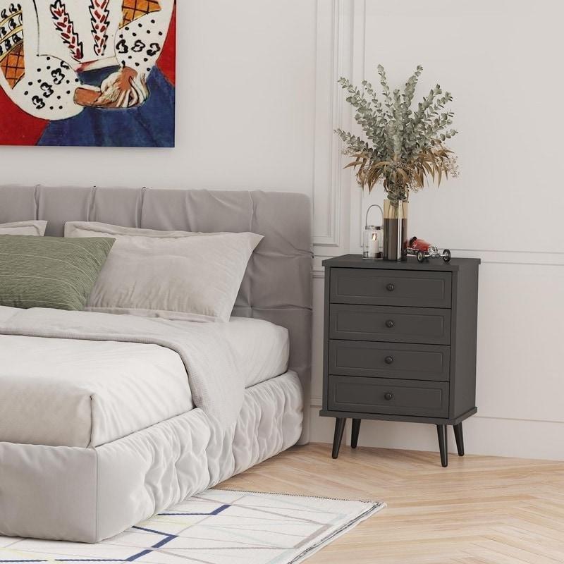 Modern Tasarım 4 Çekmeceli MDF Şifonyer - 306474