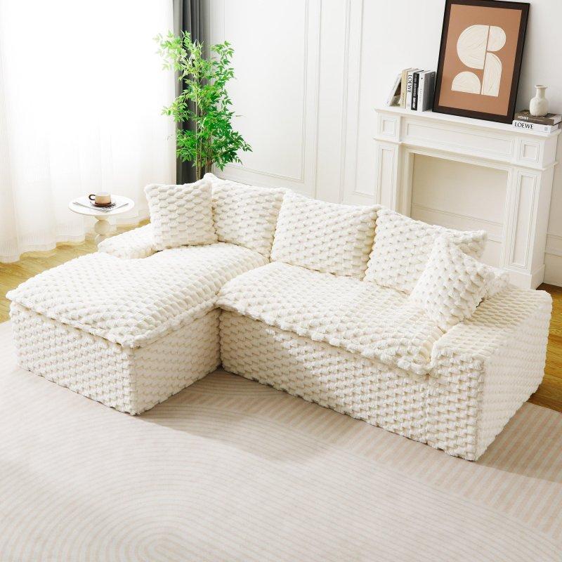 Modüler Yataklı Dinlenme Modüllü Köşe Koltuk - 244x154 cm - 257950
