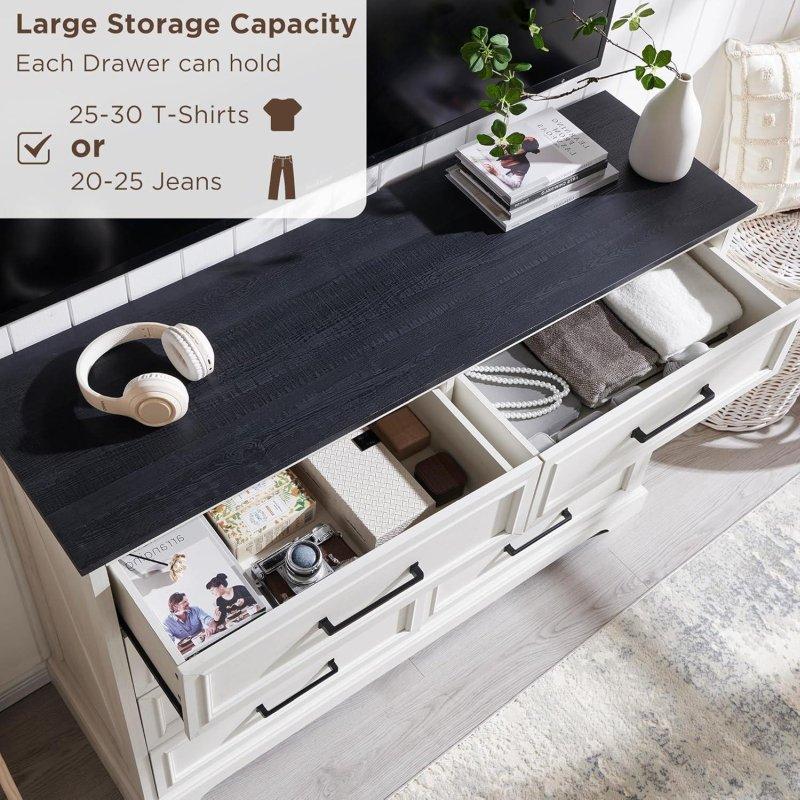 Orta Ton Ahşap MDF 8 Çekmeceli Rustik Ahır Kapısı Tasarımlı Şifonyer - 133 cm - 296510