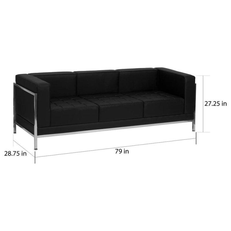 Paslanmaz Çelik Çerçeveli Suni Deri Kapitoneli Modüler Bohem Koltuk - 201 cm - 287130