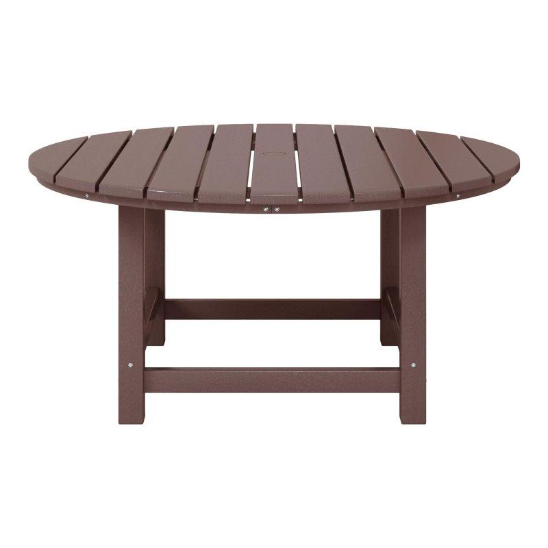 Plastik Adirondack 5 Parça Şemsiye Delikli Bahçe Takımı - 272863