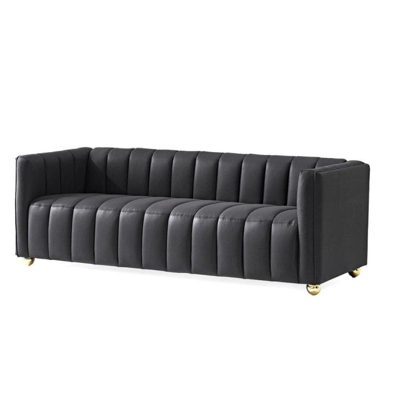 Polyester Dikey Kanallı Tuxedo Kollu Bohem Koltuk - 211 cm - 279849