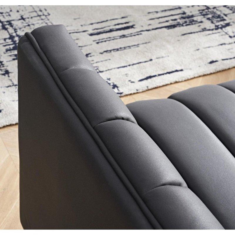 Polyester Dikey Kanallı Tuxedo Kollu Bohem Koltuk - 211 cm - 279849