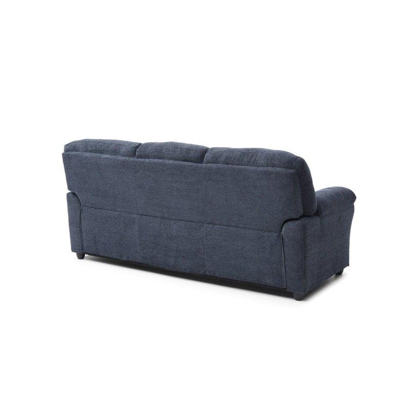 Polyester Döşemeli Ahşap İskeletli Yastık Kollu Zımba Detaylı Bohem Koltuk - 209 cm - 284921