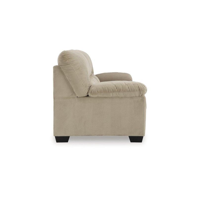 Polyester Kumaş Çıkarılabilir Minderli 3 Kişilik Bohem Koltuk - 211x97x102 cm - 277265