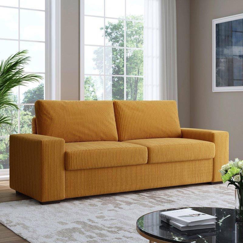 Polyester Kumaş Kare Kollu Bohem Koltuk - 204 cm - 288702