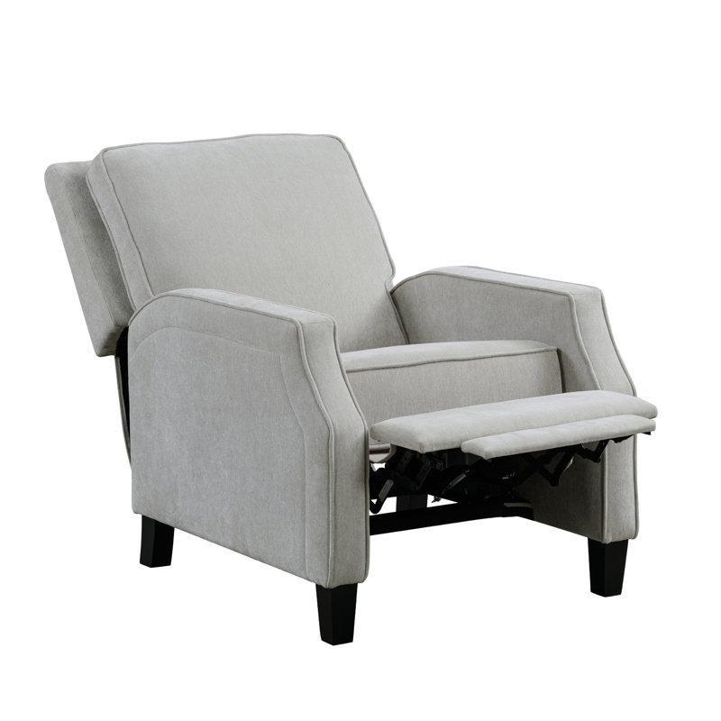 Polyester Kumaş Masif Ahşap İskeletli Paket Yaylı Manuel İtme Mekanizmalı Baba Koltuğu - 322966