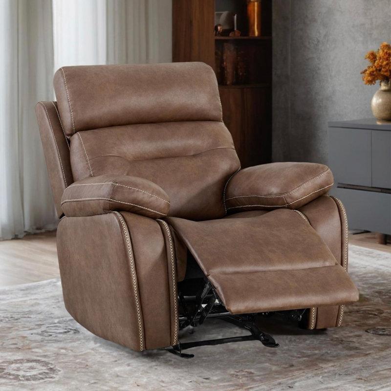 Polyester Kumaş Metal Sallanan Kayar Mekanizmalı Baba Koltuğu - 100 cm - 323269