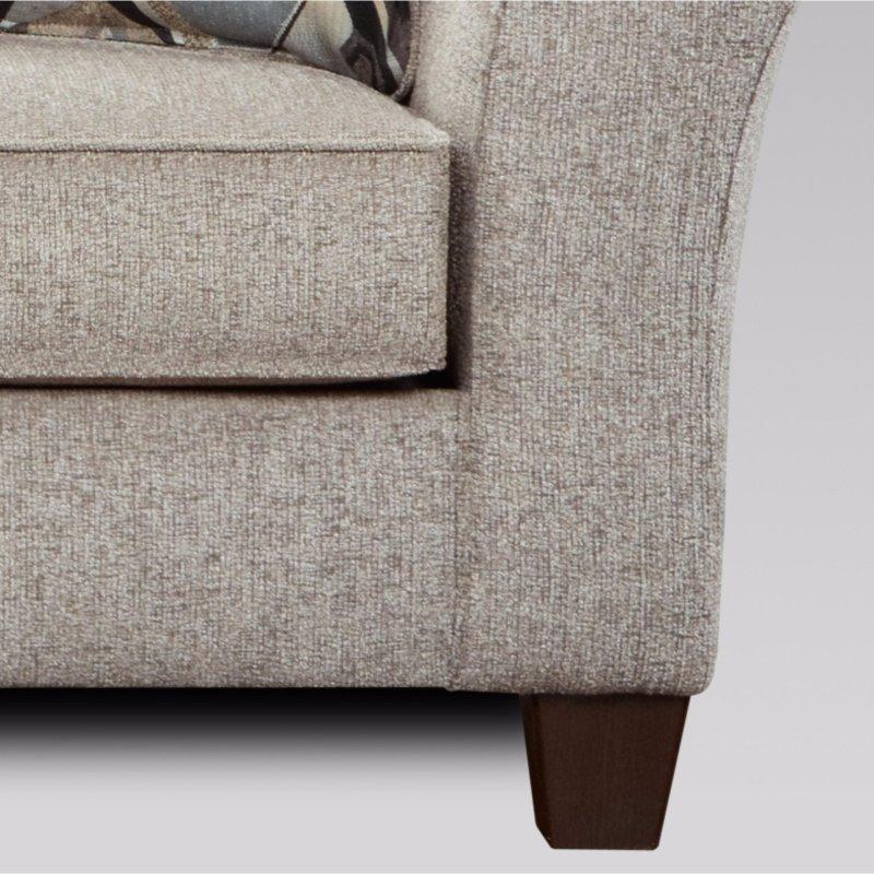 Polyester Kumaş Yastık Sırtlı Çıkarılabilir Minderli Bohem Koltuk - 229 cm - 280807