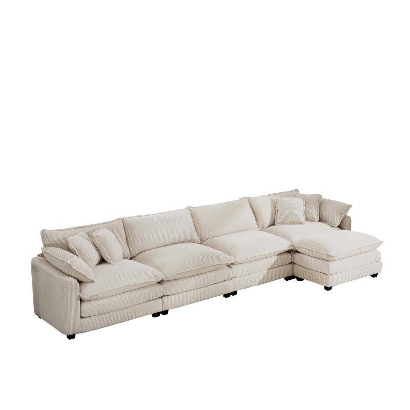 Puflu Modüler Fitilli Kumaş Bohem Koltuk - 278909