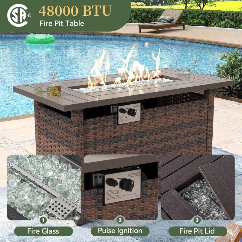 Rattan Alüminyum İskeletli Yüksek Sırtlı Bahçe Takımı - 268524