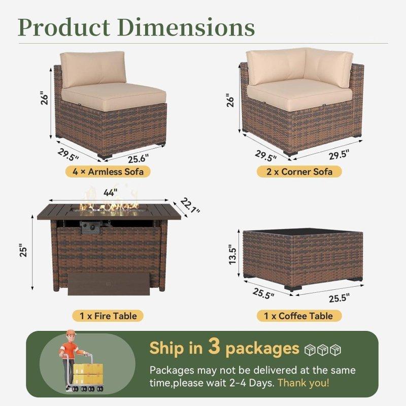 Rattan Alüminyum İskeletli Yüksek Sırtlı Bahçe Takımı - 268524
