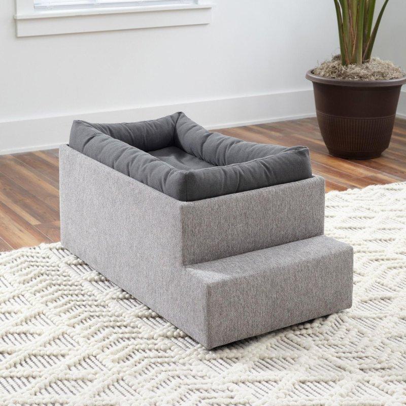 Saklama Alanlı Evcil Hayvan Yataklı Modüler Köşe Koltuk Modülü - 51x94x41 cm - 260229