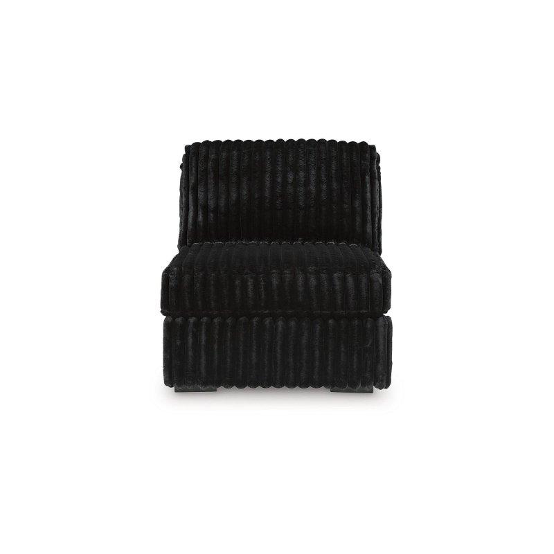 Siyah Fitilli Kadife 3 Parçalı Modüler Bohem Koltuk - 323x102x105 cm - 282720