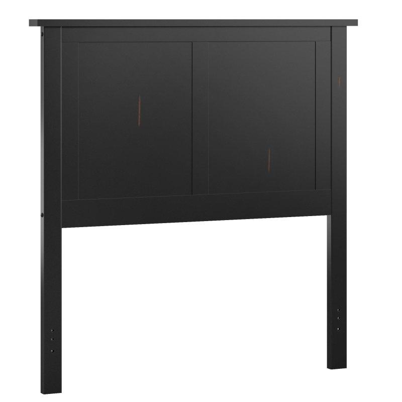 Siyah Kauçuk Ağacı ve MDF Panel Yatak Başlığı - 335051