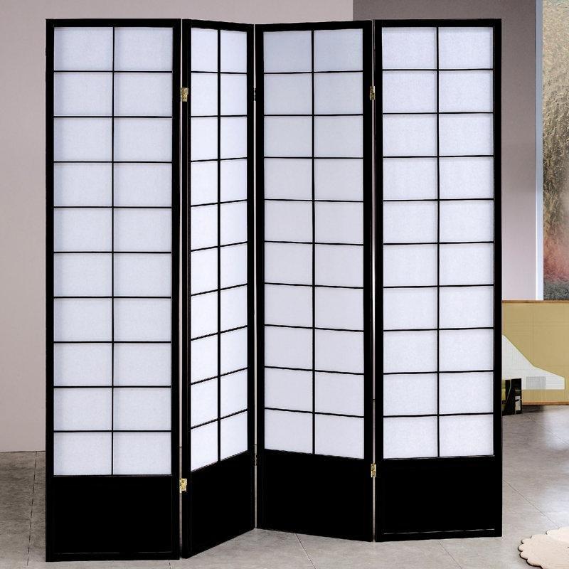 Siyah Masif Çam Katlanır Paravan - 175x180 cm - 321300 Siyah Masif Çam Katlanır Paravan - 175x180 cm - 321300