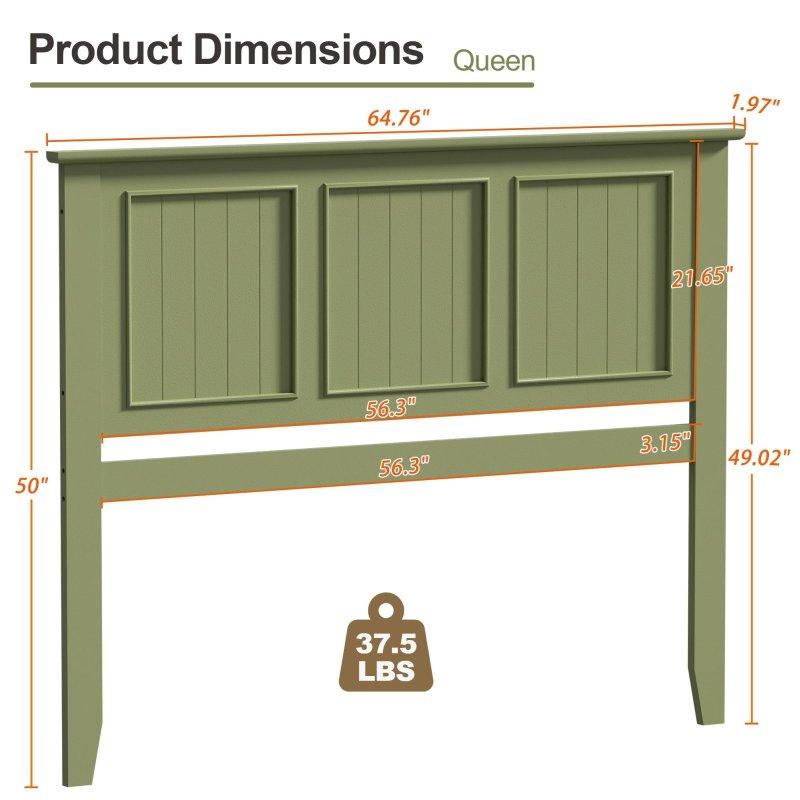 Siyah MDF Panel Ayaklı Çift Kişilik Yatak Başlığı - 335260