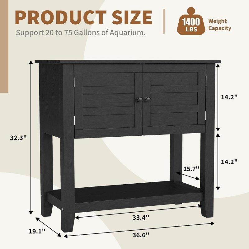 Siyah Meşe Dokulu Prizli ve USB Girişli 2 Çekmeceli Şifonyer - 93x82 cm - 303368