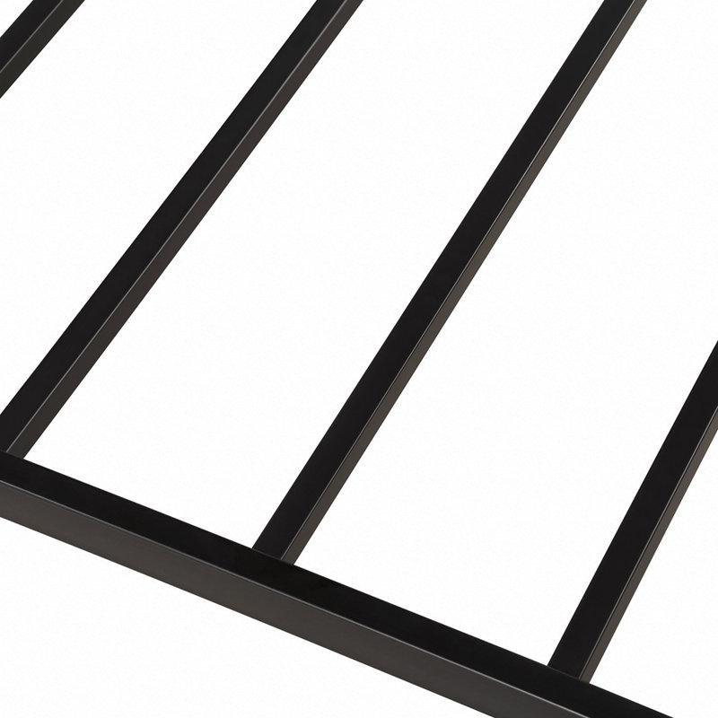 Siyah Metal Tekerlekli Yavru Yataklı Karyola - 196x100 cm - 328795
