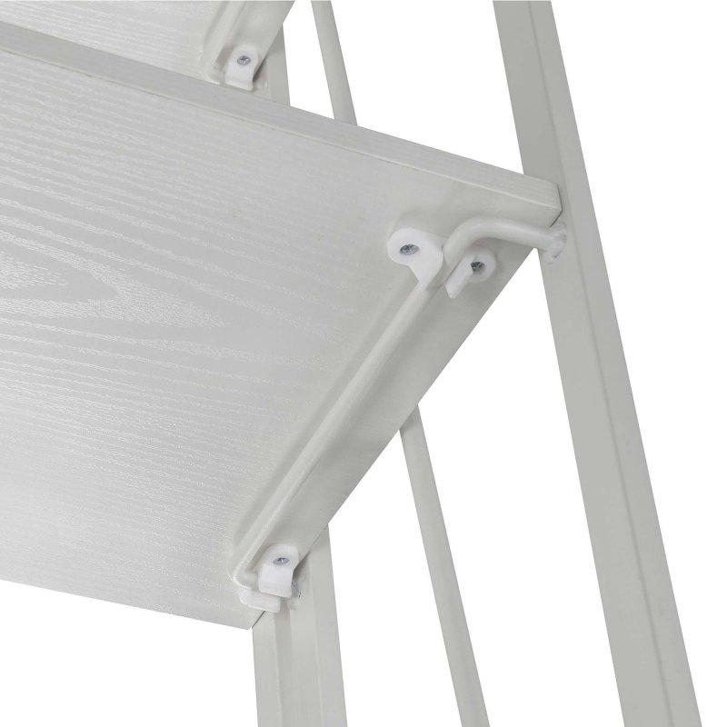 Siyah Metal ve Sunta Katlanabilir 4 Raflı Kitaplık - 61x30x126 cm - 316010