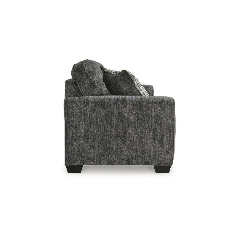 Siyah Polyester Çıkarılabilir Minderli Bohem Koltuk - 229x97x102 cm - 283494