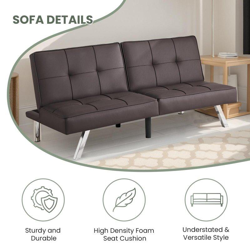 Siyah Polyester Kumaş Yataklı Kolsuz Ahşap Ayaklı Bohem Koltuk - 284669