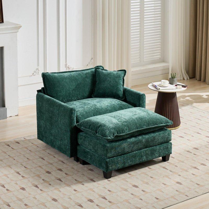 Siyah Süet Modüler Çıkarılabilir Minderli Bohem Koltuk - 56x77 cm - 288836