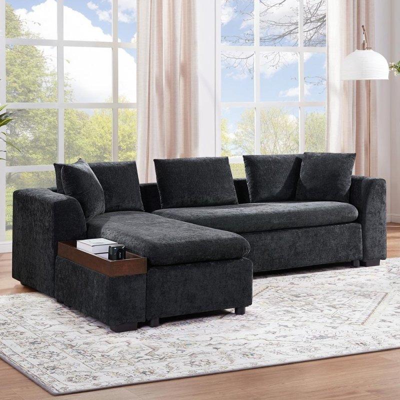 Şönil Kumaş Depolamalı L Köşe Bohem Koltuk - 238x156 cm - 292330